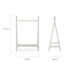 CuddleCo Nola Clothes Rail 29 CuddleCo Nola Clothes Rail -Home Luxe Studio 30844324 alt09