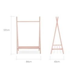 CuddleCo Nola Clothes Rail 26 CuddleCo Nola Clothes Rail -Home Luxe Studio 30844329 alt09