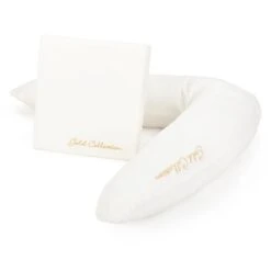 Mother&Baby Organic Cotton Side Sleeper V-Shape Pregnancy Support Pillow & Wedge Set -Home Luxe Studio 30844342 alt03