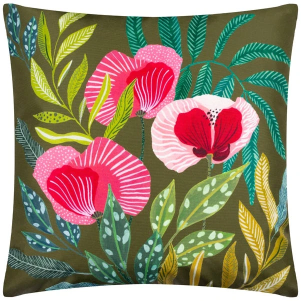 Wylder Nature House Of Bloom Poppy Outdoor Cushion 3 Wylder Nature House Of Bloom Poppy Outdoor Cushion