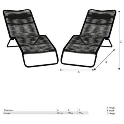 Set Of 2 Rio Rattan Sun Loungers 11 Set Of 2 Rio Rattan Sun Loungers -Home Luxe Studio 30845574 alt04