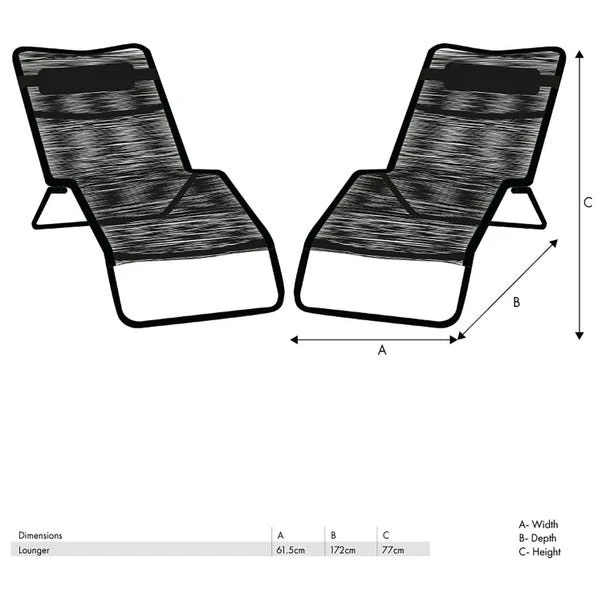 Set Of 2 Rio Rattan Sun Loungers 7 Set Of 2 Rio Rattan Sun Loungers - Image 5