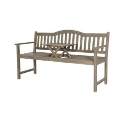 Richmond Acacia Wood Bench With Pop Up Table -Home Luxe Studio 30845589 alt01