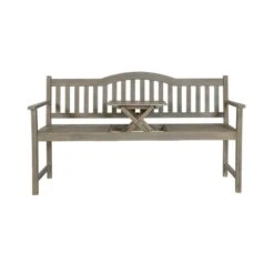 Richmond Acacia Wood Bench With Pop Up Table -Home Luxe Studio 30845589 alt02