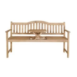 Richmond Acacia Wood Bench With Pop Up Table -Home Luxe Studio 30845590 alt02