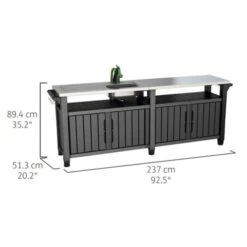 Keter Large Utility Outdoor Chef Kitchen -Home Luxe Studio 30848833 alt07