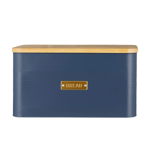 Typhoon Otto Square Navy Bread Bin 3 Typhoon Otto Square Navy Bread Bin