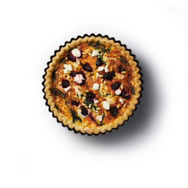 MasterClass Non Stick Extra Deep Fluted Flan Tin 25cm 4 MasterClass Non Stick Extra Deep Fluted Flan Tin 25cm - Image 2