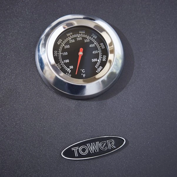 Tower Ignite Duo XL Charcoal BBQ, Black Steel 7 Tower Ignite Duo XL Charcoal BBQ, Black Steel - Image 5