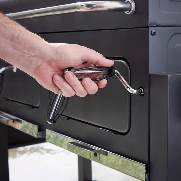 Tower Ignite Duo XL Charcoal BBQ, Black Steel 8 Tower Ignite Duo XL Charcoal BBQ, Black Steel - Image 6