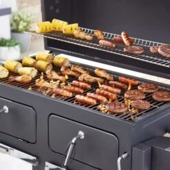 Tower Ignite Duo XL Charcoal BBQ, Black Steel 18 Tower Ignite Duo XL Charcoal BBQ, Black Steel -Home Luxe Studio 30849193 alt06