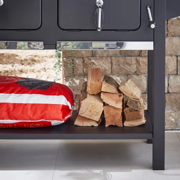 Tower Ignite Duo XL Charcoal BBQ, Black Steel 11 Tower Ignite Duo XL Charcoal BBQ, Black Steel - Image 9