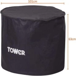 Tower Sphere Pit 'n' Grill Cover 6 Tower Sphere Pit 'n' Grill Cover -Home Luxe Studio 30849200 alt03