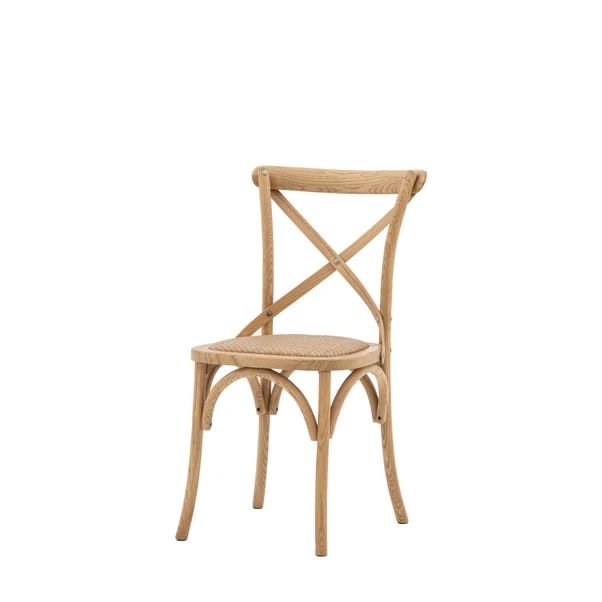 Cannock Set Of 2 Dining Chairs, Oak & Rattan 13 Cannock Set Of 2 Dining Chairs, Oak & Rattan - Image 11