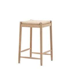 Elda Rope Dining Stool, Natural -Home Luxe Studio 30850765 alt03