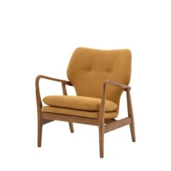 Joso Linen Wooden Arm Accent Chair 16 Joso Linen Wooden Arm Accent Chair -Home Luxe Studio 30850883 alt05