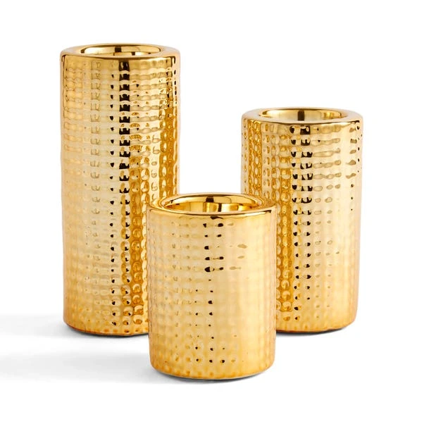 Set Of 3 Dimpled Tealight Holders 6 Set Of 3 Dimpled Tealight Holders - Image 4