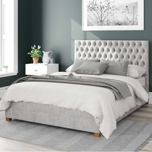 Monroe Pure Pastel Cotton Ottoman Bed Frame 7 Monroe Pure Pastel Cotton Ottoman Bed Frame - Image 5