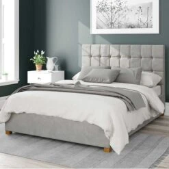 Sinatra Plush Velvet Ottoman Bed Frame -Home Luxe Studio 30852846