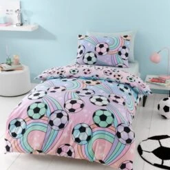 Football Ombre Duvet Cover And Pillowcase Set -Home Luxe Studio 30853783