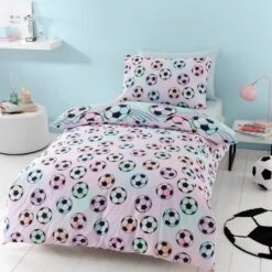 Football Ombre Duvet Cover And Pillowcase Set -Home Luxe Studio 30853783 alt02