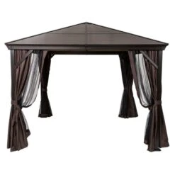 Runcton Polycarbonate 3.6m X 3.6m Gazebo -Home Luxe Studio 30854703 alt02