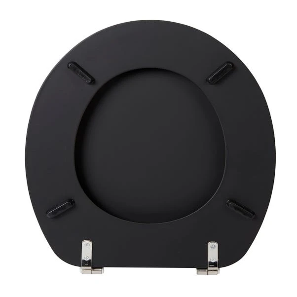 Black Soft Touch Toilet Seat 5 Black Soft Touch Toilet Seat - Image 3