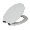 Grey Soft Touch Toilet Seat 1 Grey Soft Touch Toilet Seat -Home Luxe Studio 30856068