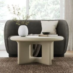 Rue Concrete Coffee Table 20 Rue Concrete Coffee Table -Home Luxe Studio 30856210