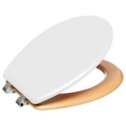 Modern Bamboo Toilet Seat 12 Modern Bamboo Toilet Seat -Home Luxe Studio 30856740 alt01