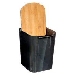 Natureo Bamboo 5lt Waste Bin 9 Natureo Bamboo 5lt Waste Bin -Home Luxe Studio 30856917 alt01