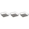 Set Of 3 Large Square Drawer Organisers 1 Set Of 3 Large Square Drawer Organisers -Home Luxe Studio 30857029