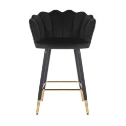 Vivian Counter Height Bar Stool, Velvet