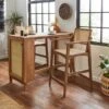 Giselle Carver Bar Stool -Home Luxe Studio 30857958