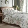Campion Green And Coral Cotton Sateen Duvet Cover And Pillowcase Set 2 Campion Green And Coral Cotton Sateen Duvet Cover And Pillowcase Set -Home Luxe Studio 30858065