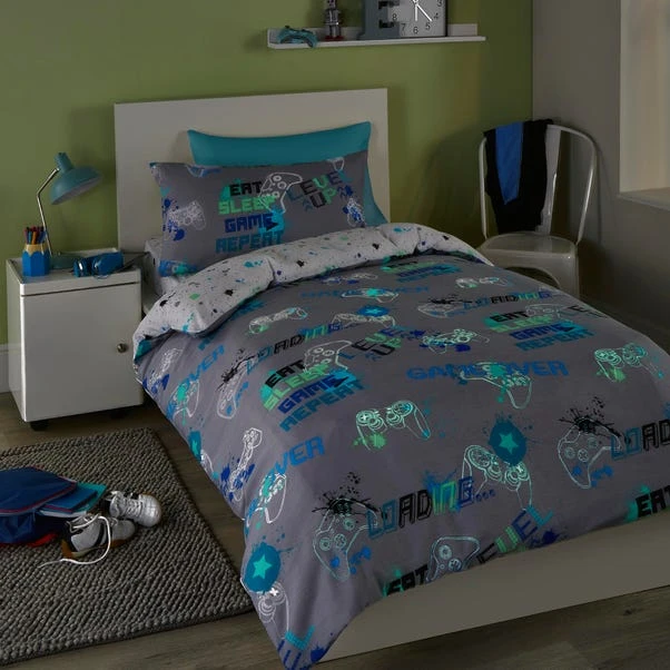 Game Glow Duvet Cover And Pillowcase Set 4 Game Glow Duvet Cover And Pillowcase Set - Image 2