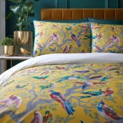 Laurence Llewelyn-Bowen Birdity 200 Thread Count Cotton Duvet Cover And Pillowcase Set 35 Laurence Llewelyn-Bowen Birdity 200 Thread Count Cotton Duvet Cover And Pillowcase Set -Home Luxe Studio 30858369 alt01