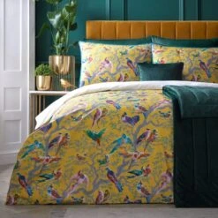 Laurence Llewelyn-Bowen Birdity 200 Thread Count Cotton Duvet Cover And Pillowcase Set 38 Laurence Llewelyn-Bowen Birdity 200 Thread Count Cotton Duvet Cover And Pillowcase Set -Home Luxe Studio 30858382