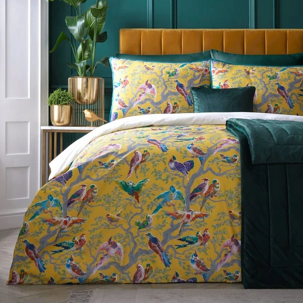 Laurence Llewelyn-Bowen Birdity 200 Thread Count Cotton Duvet Cover And Pillowcase Set 19 Laurence Llewelyn-Bowen Birdity 200 Thread Count Cotton Duvet Cover And Pillowcase Set - Image 17