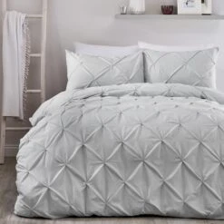 Serene Lara Duvet Cover & Pillowcase Set White 37 Serene Lara Duvet Cover & Pillowcase Set White -Home Luxe Studio 30858464