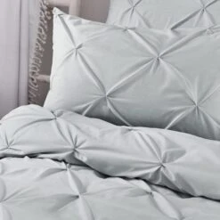 Serene Lara Duvet Cover & Pillowcase Set White 38 Serene Lara Duvet Cover & Pillowcase Set White -Home Luxe Studio 30858464 alt01