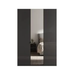 Wiemann Kahla 3 Door Mirrored Wardrobe 29 Wiemann Kahla 3 Door Mirrored Wardrobe -Home Luxe Studio 30858645 alt01