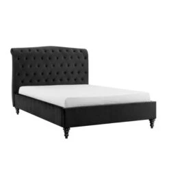 Rosa Bed Frame, Velvet -Home Luxe Studio 30858825 alt04