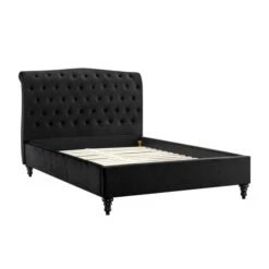 Rosa Bed Frame, Velvet -Home Luxe Studio 30858825 alt05