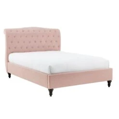 Rosa Bed Frame, Velvet -Home Luxe Studio 30858827 alt04