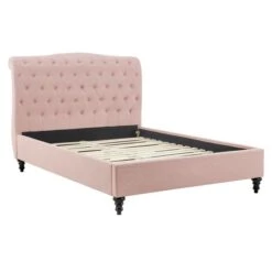 Rosa Bed Frame, Velvet -Home Luxe Studio 30858828 alt05