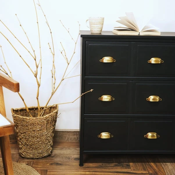 Fenway 3 Drawer Chest, Black 5 Fenway 3 Drawer Chest, Black - Image 3