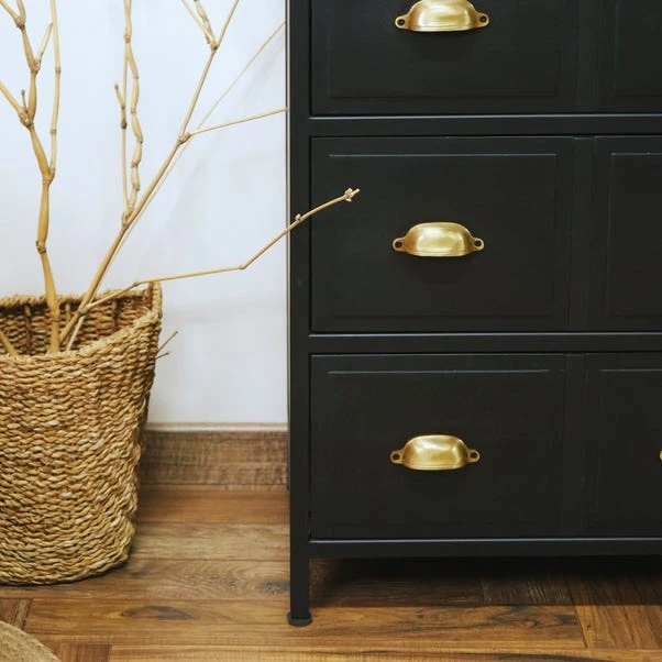 Fenway 3 Drawer Chest, Black 6 Fenway 3 Drawer Chest, Black - Image 4