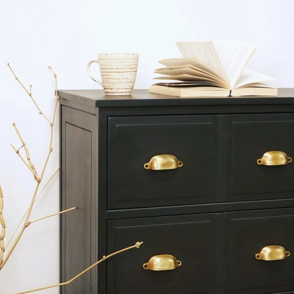 Fenway 3 Drawer Chest, Black 7 Fenway 3 Drawer Chest, Black - Image 5