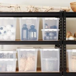 SmartStore Home Bundle Set Of 8 Assorted Boxes, Clear -Home Luxe Studio 30859463 alt02